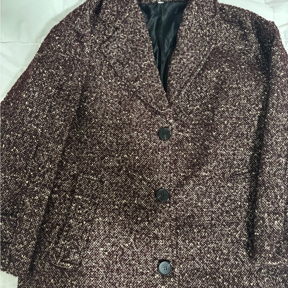 Brown Textured Coat - Picture 6 of 7